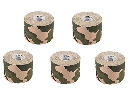 5 Rollen Kinesio® TexClassic Tape Dr. Kenzo Kase oder 5 Rollen Kinesiologie Tape von IamSporty (Kinesiologie Camouflage) von Tapefactory24