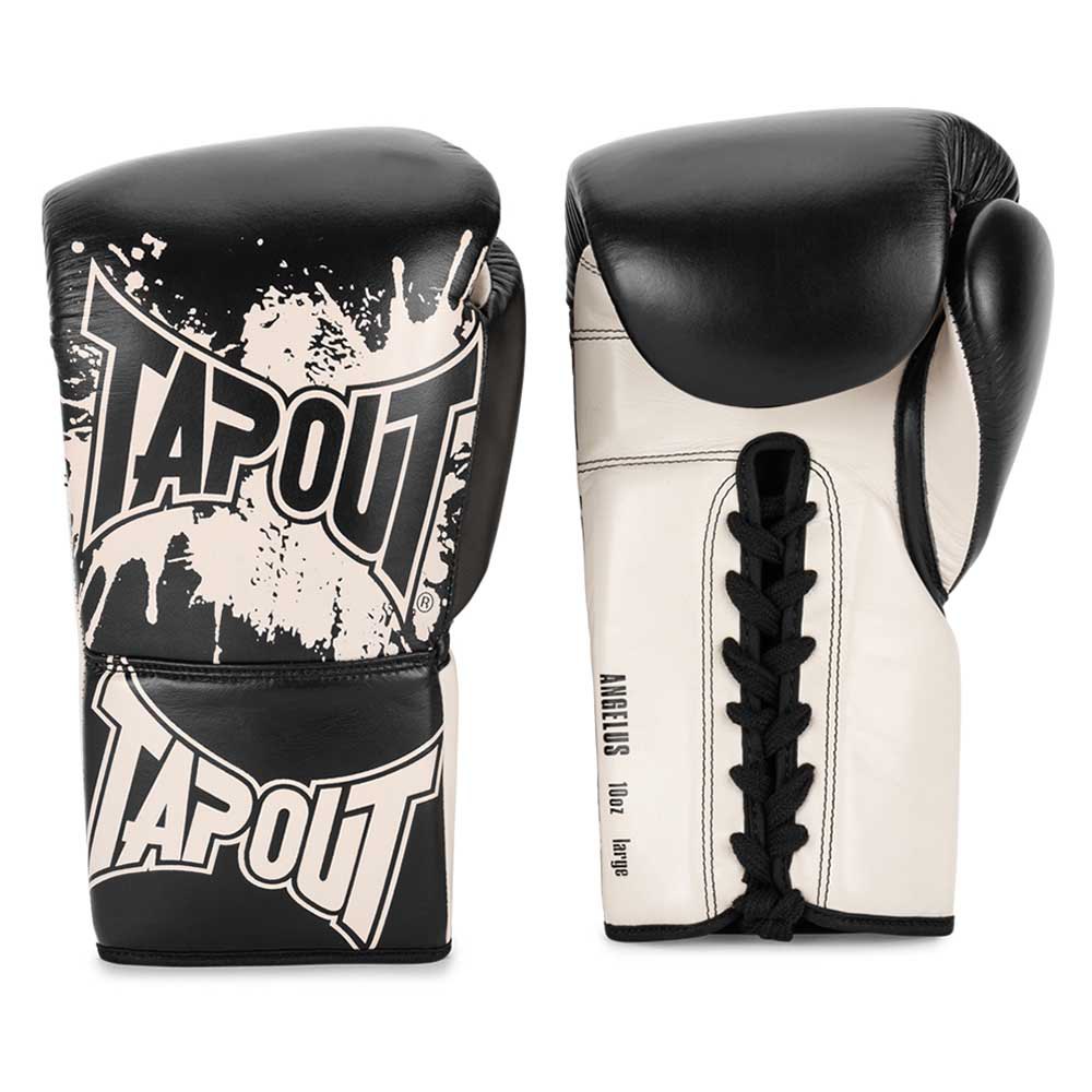 Tapout Angelus Leather Boxing Gloves Schwarz 08 oz R von Tapout