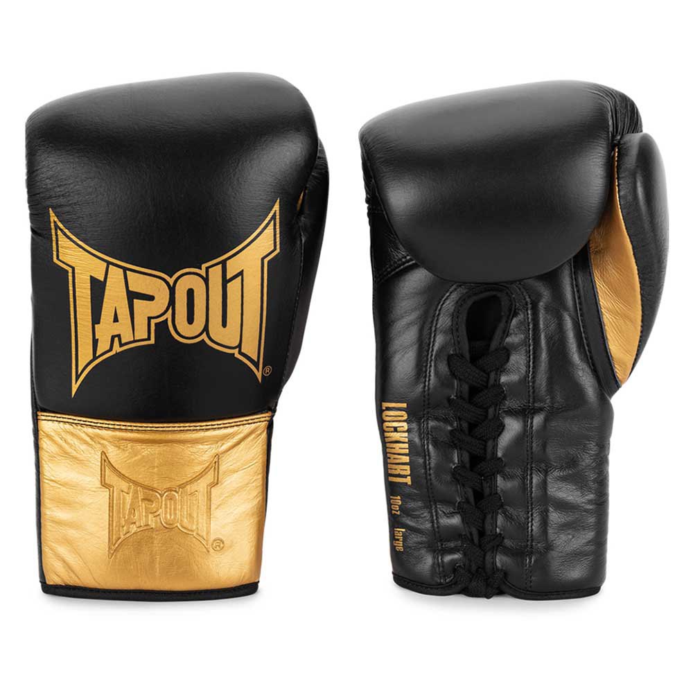 Tapout Lockhart Leather Boxing Gloves Schwarz 10 oz L von Tapout