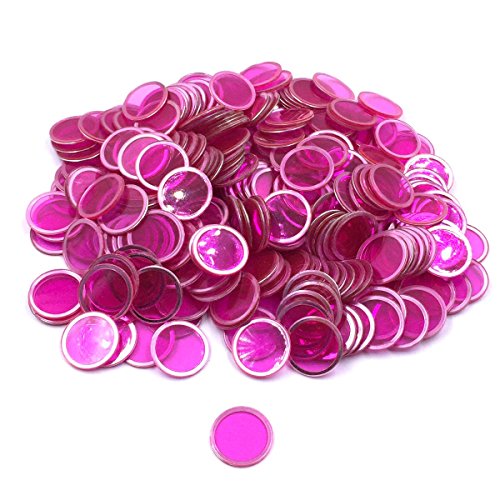 tapp Kollektionen ™ Bingo transparent Chips 300-pk, Royal Pink von Tapp Collections