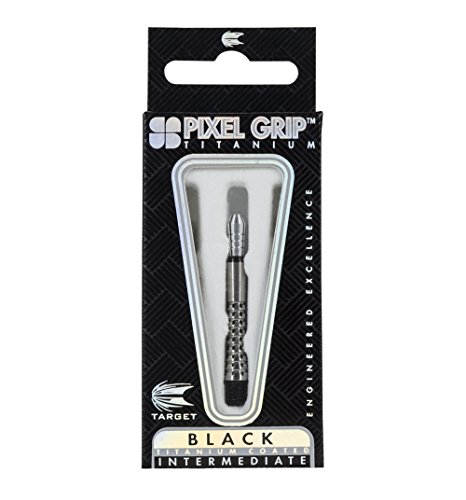 Pixel Grip Titanium Black Shaft medium inkl. 1 Satz EMPIRE®™ Flights von Target Darts