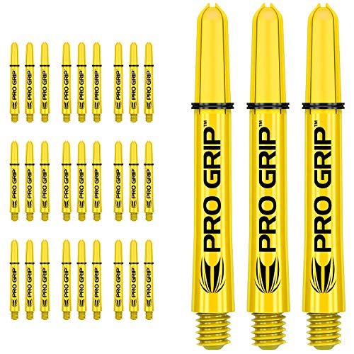 Target Darts 10 x Sätze of Gelb Pro Grip Dartschäfte Zwischenzeitlich - 30 Dartschäfte Insgesamt von Target Darts