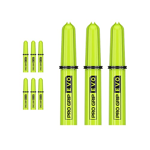 Target Darts 3 x Sets Grün Pro Grip Evo Nylon Tops Dartschäfte - 9 In Total von Target Darts