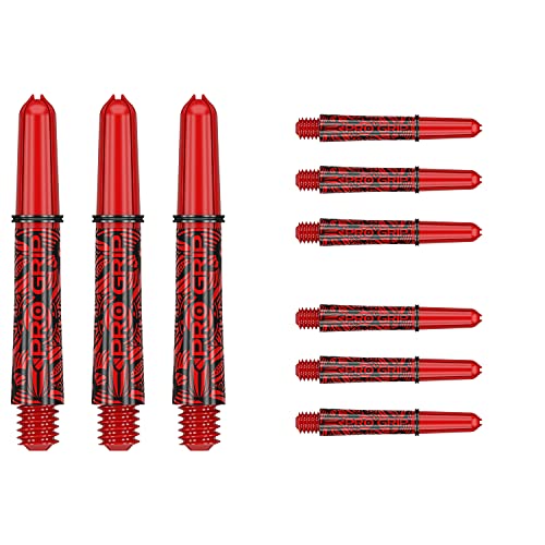 Target Darts 3 x Ink Design Rot Kurt Rot Pro Grip Dartschäfte -9 Insgesamt von Target Darts