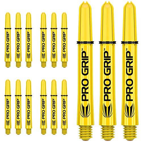 Target Darts 5 x Sätze of Gelb Pro Grip Dartschäfte Zwischenzeitlich - 15 Dartschäfte Insgesamt von Target Darts