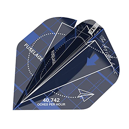Target Darts - Blueprint Pro Ultra No.2 Dart Flights - Blau von Target Darts