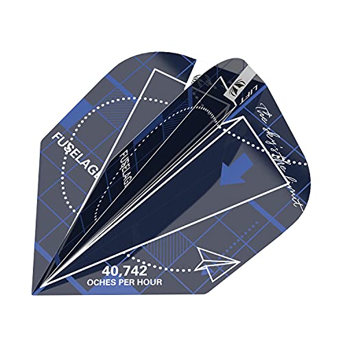 Target Darts - Blueprint Pro Ultra No.6 Dart Flights - Blau von Target Darts