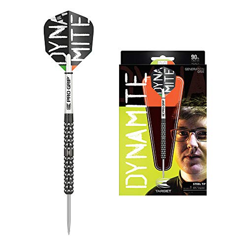 Target Darts Keane Barry 90% Wolfram Steeldarts-Set (24gr - Dartpfeile) schwarz und weiß von Target Darts