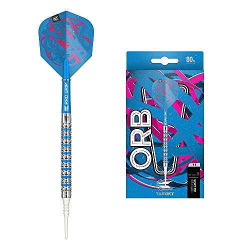 Target Darts Rob Cross Gen 2 23G 90% Wolfram Schweizer Spitze Stahlspitze Darts Set, Silber, Blau und Rosa, 18 g (210070). von Target Darts