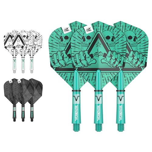 Target Darts Rob Cross Ink Design No.6 Dartflüge & Kurz (34mm) Schäfte Vorbauten - 3er Pack von Target Darts