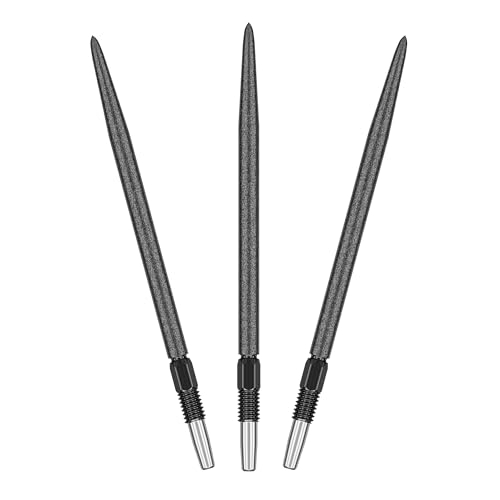 Target Darts Swiss Point SLK Luke Littler Dartspitzen (3er Pack Spitzen) 42MM - Schwarz| Raue strukturierte Dartspitzen, Ersatz Steeldarts-Spitzen, Professionelles Dart Zubehör von Target Darts