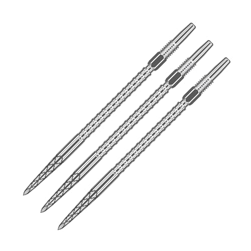 Target Darts Swiss Point DS Dart Points (3 Pack Set of Tips) 26mm, Silber - Change Dart Swiss Point, Profi Dart Zubehör, SP Dart Tip Removal von Target Darts