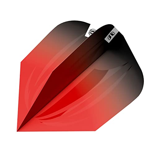 Sera Pro Ultra Black and Red Ten-X Dart Flights von Target Darts
