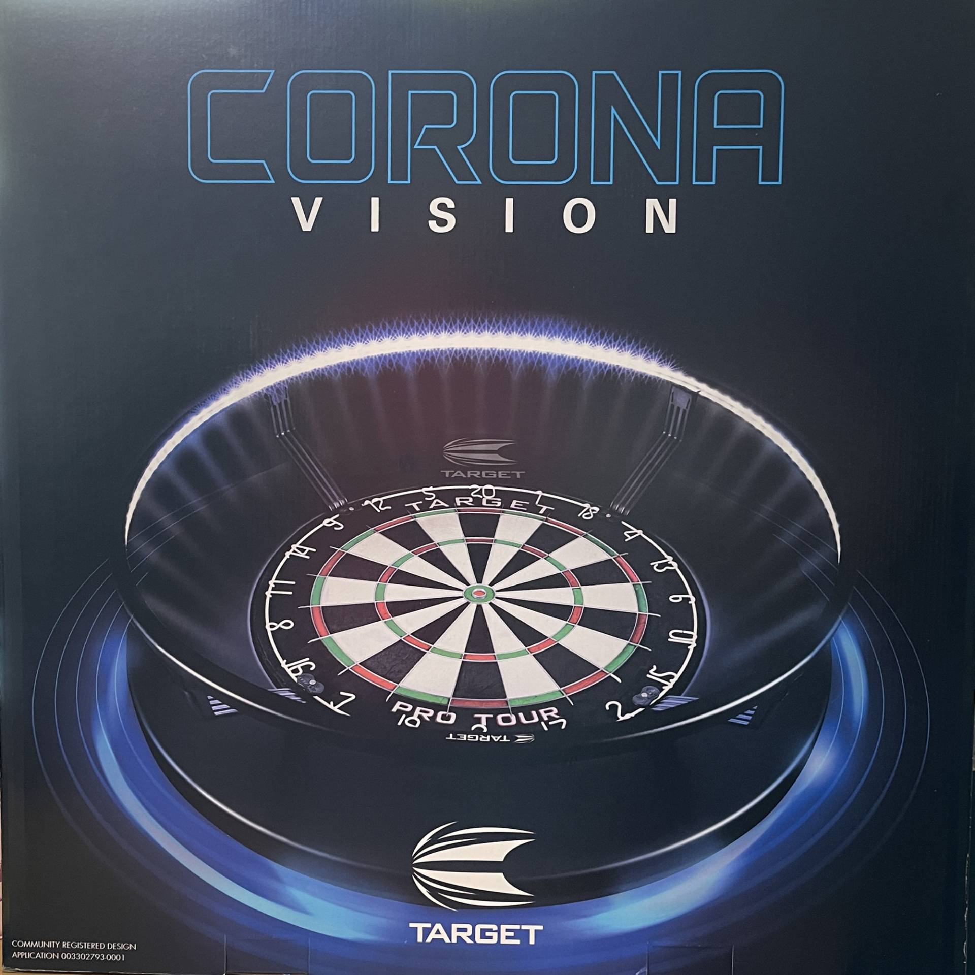 Target Corona Vision Lighting System, LED Lichtsystem für Dartboard von Target