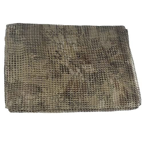 Taktischer Scharfschützen-Netz-Schal, multifunktional, Camouflage, für Militär, Jagd, Wandern, 180 cm x 80 cm von Tarnnetz