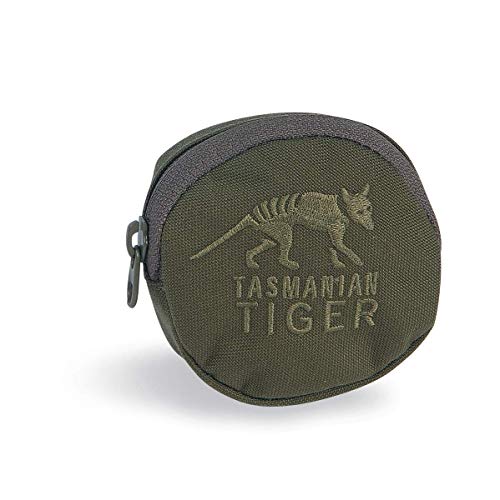 Tasmanian Tiger TT Dip Pouch Case Schutzhülle für Tabakdose, Reinigungszubehör,Snus-Dosen, Kopfhörer Rucksack Zusatz-Tasche Molle System (Oliv) von Tasmanian Tiger