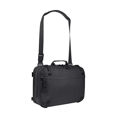 Tasmanian Tiger TT Shoulder Bag 20l Schultertasche, gepolsterte Umhängetasche, abschließbar, für Ausrüstung, Waffen-Transport oder als Laptop-Tasche, Schwarz von Tasmanian Tiger