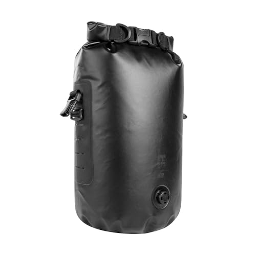 Tasmanian Tiger TT Stuffbag 15 WPV Wasserdichter 15 L Packsack mit Roll-Verschluss und Ventil für Kompression für Outdoor, Boote, Wassersport; Schwarz von Tasmanian Tiger