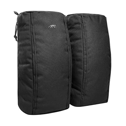 Tasmanian Tiger TT Tac Pouch 15 BSP Set 12 Liter Rucksack-Zusatztaschen 2er Set mit 24L Gesamt-Volumen, Seiten-Taschen mit Molle-System, Schwarz von Tasmanian Tiger