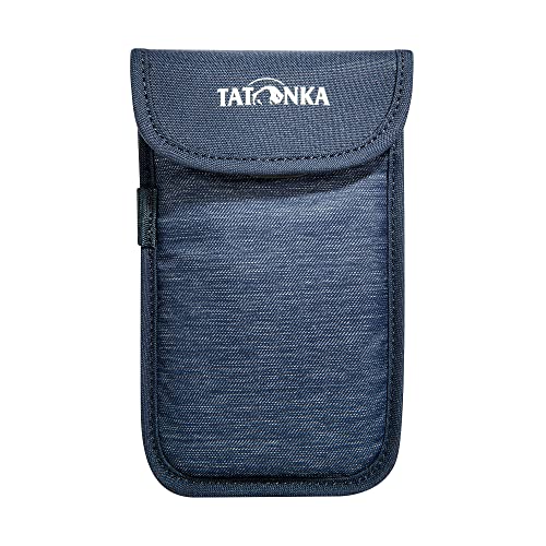 Handyhülle Tatonka Smartphone Case XL (15x8cm) - Rundum gepolsterte Schutzhülle fürs Handy mit Klettverschluss-Deckel - Innenmaße: 15 x 8 cm (navy) von Tatonka