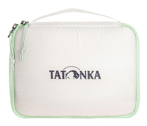 Packtasche Tatonka SQZY Padded Pouch M (1,7 L) – Ultraleichte, gepolsterte Aufbewahrungstasche mit Reißverschluss - Ideal zum Verstauen stoßempfindlicher Gegenstände im Reisegepäck - weiss von Tatonka