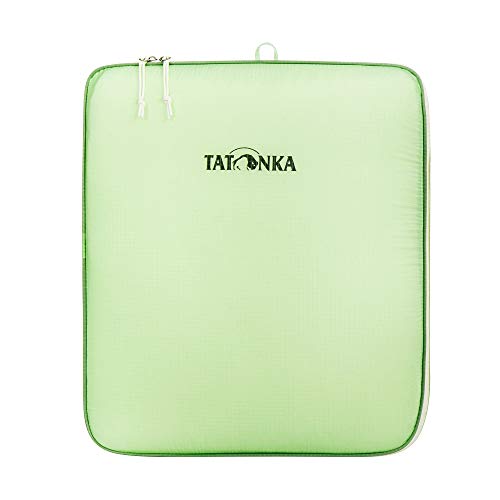 Packwürfel Tatonka SQZY Pouch XL 5l - Ultraleichte Packtasche mit Reißverschluss und Klappdeckel - ideal zum Sortieren des Reisegepäcks - 5 Liter - PFC-frei - hell-grün von Tatonka