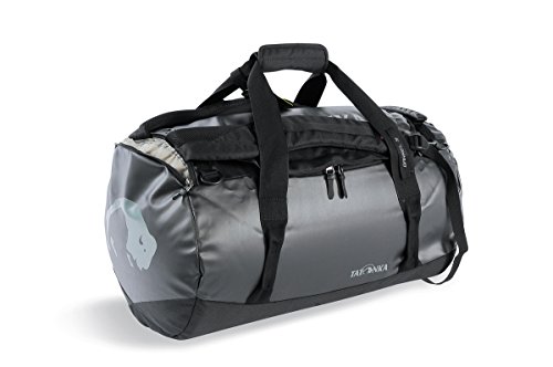 Tatonka Barrel S Reisetasche - 45 Liter - wasserfeste Tasche aus LKW-Plane mit Rucksackfunktion und großer Reißverschluss-Öffnung - Rucksacktasche - unisex - schwarz von Tatonka
