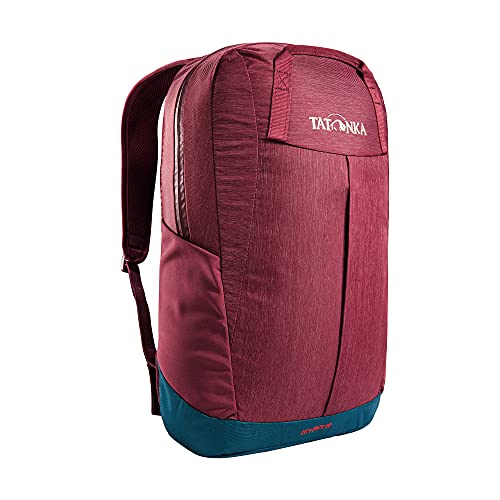 Tatonka Rucksack City Pack 20l - Leichter Daypack aus recycelten Materialien - 20 Liter Volumen (bordeaux red) von Tatonka