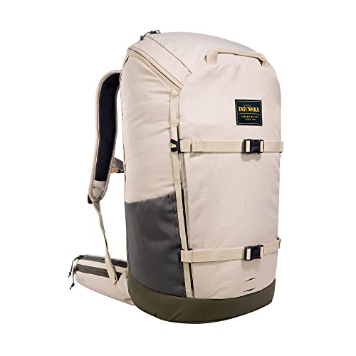 Tatonka Daypack City Pack 30l - Großer Rucksack mit Laptop-Fach und abnehmbarer Hüfttasche - aus recycelten Materialien - PFC-frei - 30 Liter Volumen (brown rice curve) von Tatonka