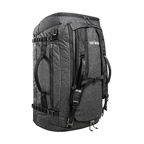 Tatonka Duffle Bag 65L - Faltbare Reisetasche mit Rucksackfunktion, abschließbar, klein verstaubar und mit 65 Liter Volumen (Black) von Tatonka