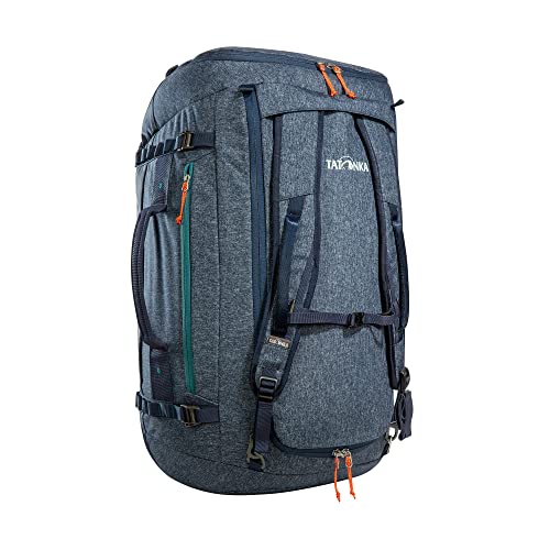 Tatonka Duffle Bag 65L - Faltbare Reisetasche mit Rucksackfunktion, abschließbar, klein verstaubar und mit 65 Liter Volumen (Navy) von Tatonka