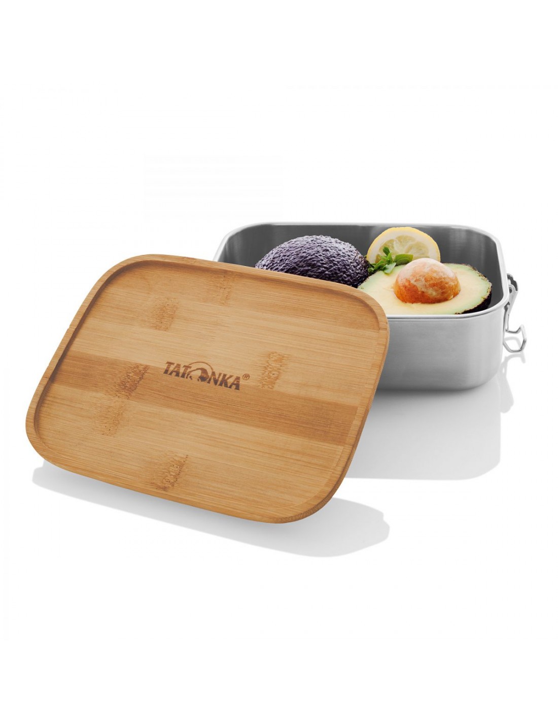 Tatonka Edelstahl-Brotdose Lunch Box I 1000 Bamboo von Tatonka