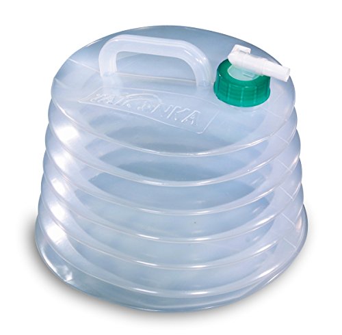 Tatonka Faltkanister 5l - Wasserkanister mit minimalem Packmaß und Gewicht - 5 Liter Volumen (24 x 6 x cm) von Tatonka