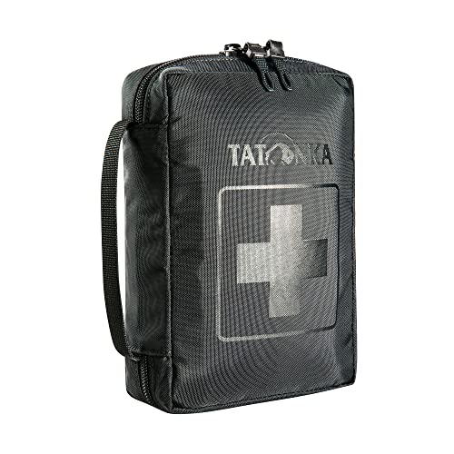 Tatonka First Aid S - Erste-Hilfe-Tasche (ohne Inhalt) mit unterteiltem Hauptfach und Gürtelschlaufe - Zum selber Befüllen - Abmessungen: 18 x 12,5 x 5,5 cm (black) von Tatonka