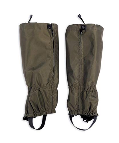 Tatonka Gaiter 420 HD (Gr. M) - Wasserdichte, lange Gamaschen mit Schuh-Riemen und Reißverschluss - Schützen Schuhe und Hosenbeine beim Wandern und Trekken - Größe L (olive) von Tatonka