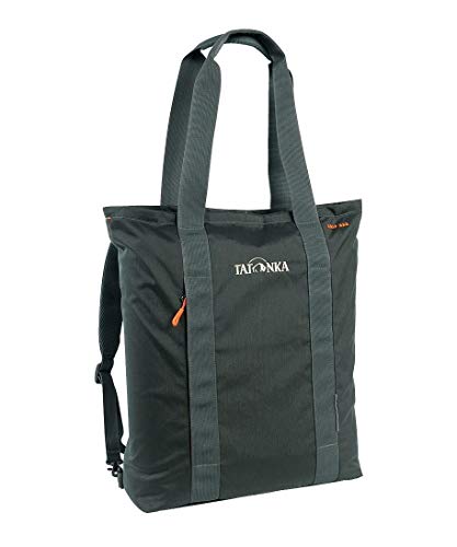 Tatonka 1631 Rucksacktasche Grip Bag 13l - Tasche mit verstaubaren Rucksackträgern und Laptopfach - als Tasche oder Rucksack verwendbar - 13 Liter (titan grey) von Tatonka