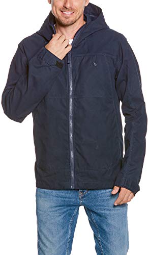 Tatonka Kapuzenjacke Vinjo M’s Hooded Jacket - Größe XXL - Übergangsjacke mit hohem UV-Schutz - Männer - Regular Fit - dunkel-blau von Tatonka