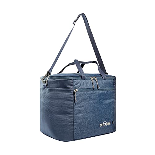 Tatonka Kühltasche Cooler Bag L (25l) - Isolierte Tasche mit Innenfach für Kühlakkus, Handgriffen und abnehmbarem Schultergurt - 37 x 27 x 30 cm (Navy) von Tatonka