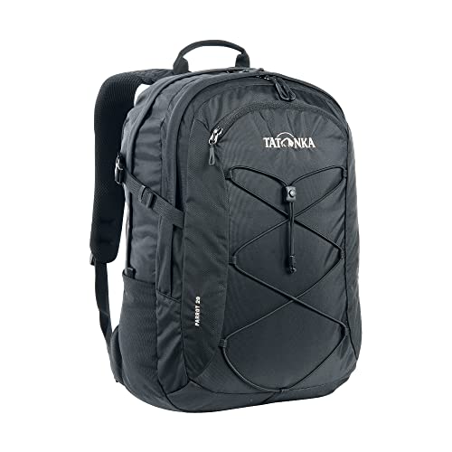 Tatonka Laptop-Rucksack Parrot 29 - Daypack mit 15 Zoll Notebookfach - bietet Platz für mehrere DIN A4-Ordner - für Damen und Herren - 29 Liter - schwarz, 48 x 34 x 13 cm von Tatonka