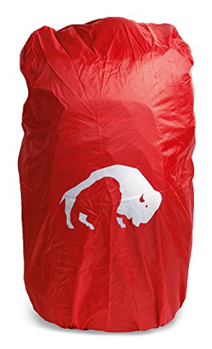 Tatonka Rain Flap M (40-55 L) - Regenhülle für Rucksäcke von 40 bis 55 Liter Volumen - Kleines Packmaß - Mit Schnürzug und Kordelstopper - Inklusive Packbeutel (red) von Tatonka