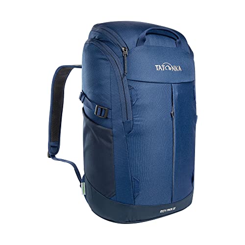 Tatonka Rucksack City Pack 22l - Leichter Daypack aus recycelten Materialien - Mit Laptopfach und 22 Liter Volumen - Fasst mehrere DIN A4 Ordner - PFC-frei - (darker blue/navy) von Tatonka