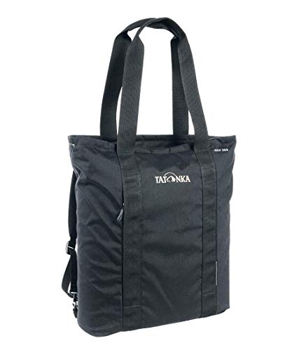 Tatonka Rucksacktasche Grip Bag 13l - Tasche mit verstaubaren Rucksackträgern und Laptopfach - als Tasche oder Rucksack verwendbar - 13 Liter (black) von Tatonka