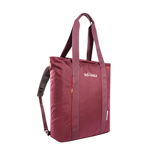 Tatonka Rucksacktasche Grip Bag 13l - Tasche mit verstaubaren Rucksackträgern und Laptopfach - als Tasche oder Rucksack verwendbar - 13 Liter (dahlia) von Tatonka