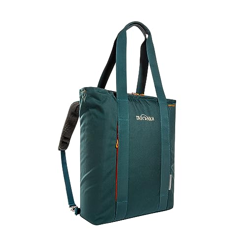 Tatonka Rucksacktasche Grip Bag 13l - Tasche mit verstaubaren Rucksackträgern und Laptopfach - als Tasche oder Rucksack verwendbar - 13 Liter (jasper) von Tatonka