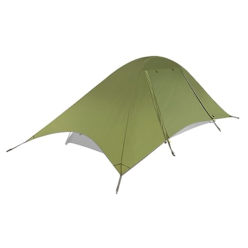 Tatonka Single Moskito Dome Fly - Wasserdichtes Überzelt für das 1-Personen-Zelt Single Moskito Dome - Als Sicht- und Regenschutz - Inklusive Abspannleine und Packsack - 300 x 130 x 110 cm von Tatonka