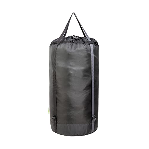 Tatonka Packbeutel Compression Sack 18l - Leichter, komprimierbarer Packsack mit Schnallenverschlüssen und Schnürzug - Aus recyceltem Polyester - 18 Liter Volumen (black) von Tatonka