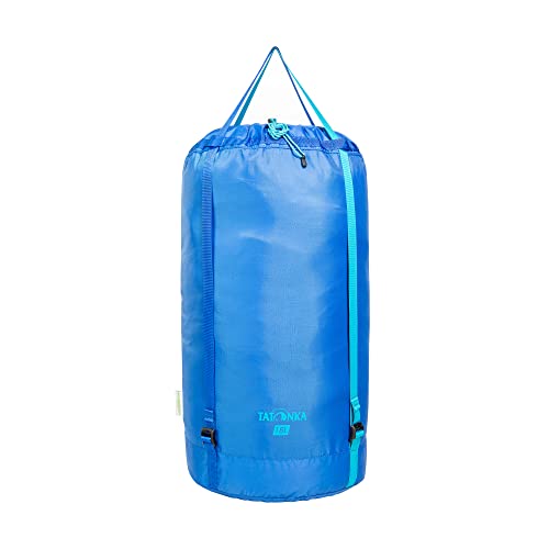 Tatonka Packbeutel Compression Sack 18l - Leichter, komprimierbarer Packsack mit Schnallenverschlüssen und Schnürzug - Aus recyceltem Polyester - 18 Liter Volumen (blue) von Tatonka