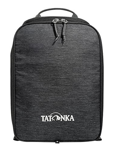Tatonka Kühltasche Cooler Bag S (6l) - Isolierte Tasche für Rucksäcke bis 20 Liter Volumen - Mit Innenfach für Kühlakkus und zwei Reißverschluss-Öffnungen (vorne u. oben) - 22 x 12 x 30 cm (off black) von Tatonka