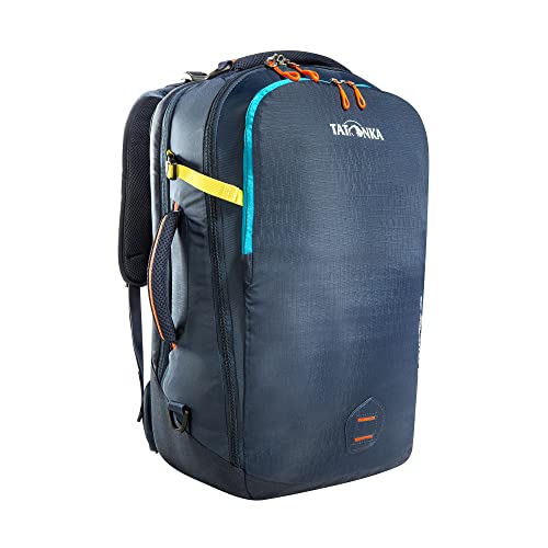 Tatonka Daypack Flightcase 25L - Handgepäck-Rucksack mit Laptopfach - Komplett aufziehbar für schnellen Zugriff an der Sicherheitskontrolle - 25 Liter Volumen (navy) von Tatonka