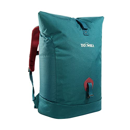 Tatonka 34l Daypack Grip Rolltop Pack - Rucksack mit Rollverschluss und 15 Laptopfach - Tagesrucksack für Frauen und Männer - 34 Liter (teal green) von Tatonka